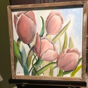 Painting of tulips